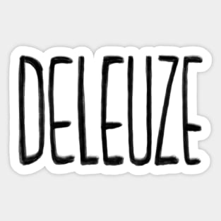 Philosophy Deleuze Sticker